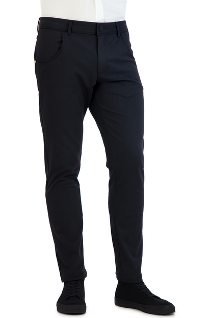 Stretch Men's Chinos Casual Black