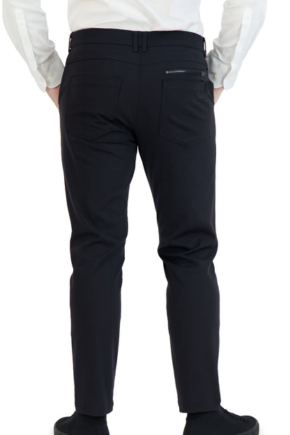 Stretch Men's Chinos Casual Black