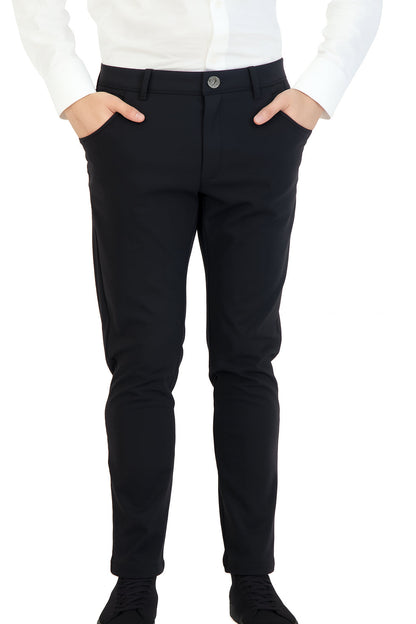 Stretch Men's Chinos Casual Black