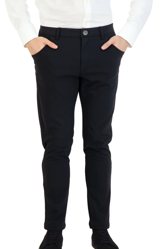 Stretch Men's Chinos Casual Black